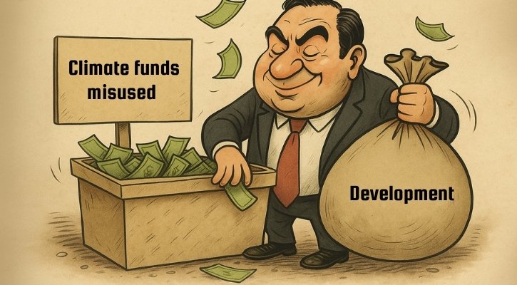Climate funds misused in name of development